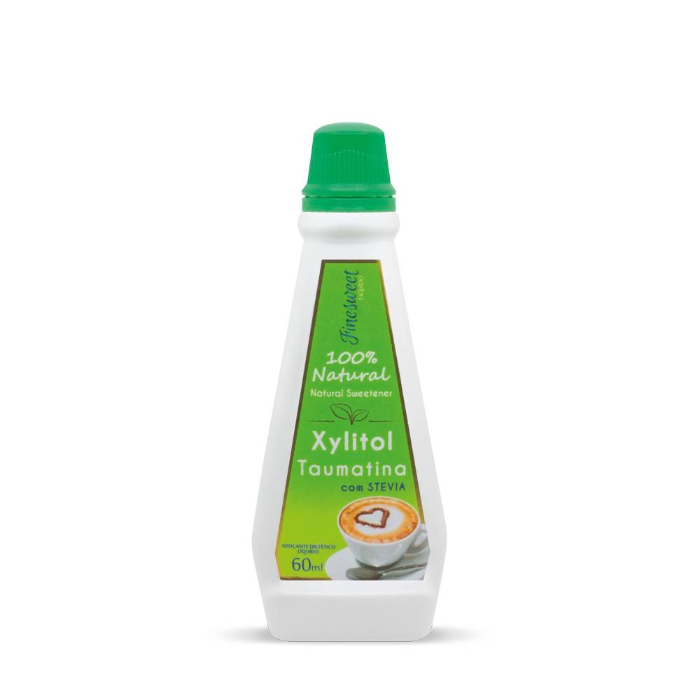 Adoçante xylitol taumatina & stevia Airon - Frasco 60ml